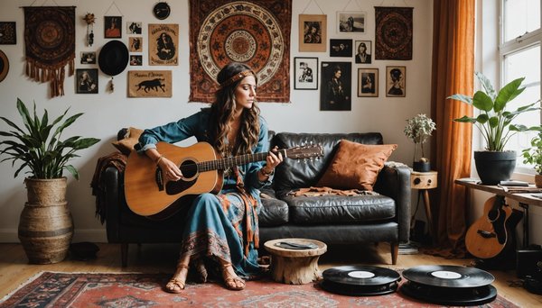 Style bohème et vinyles : la parfaite combinaison